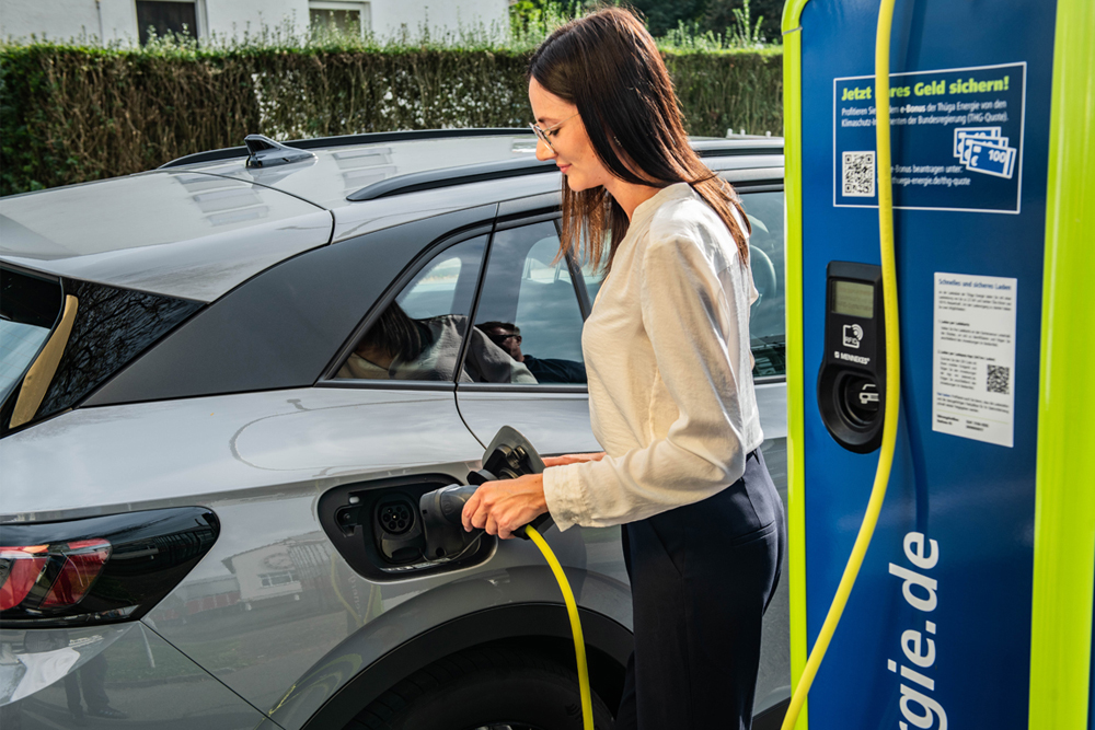 Thuega energie ladestation