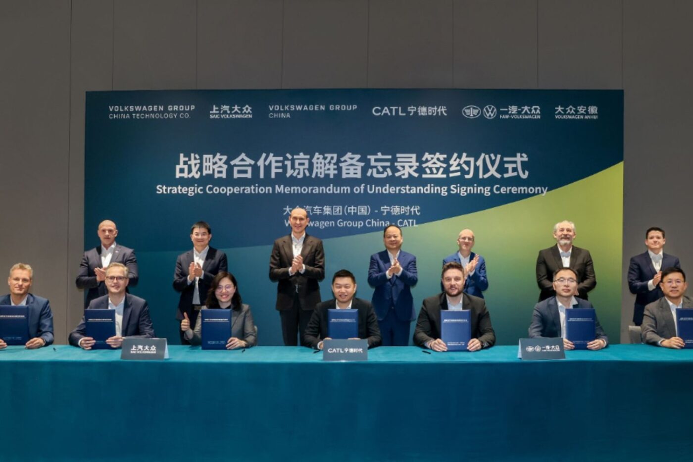 Volkswagen china catl batterie kooperation