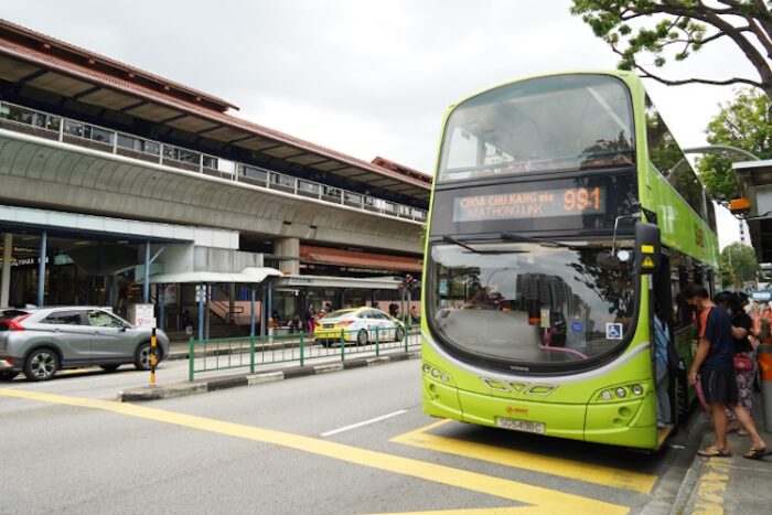 Doppeldeckerbus singapur
