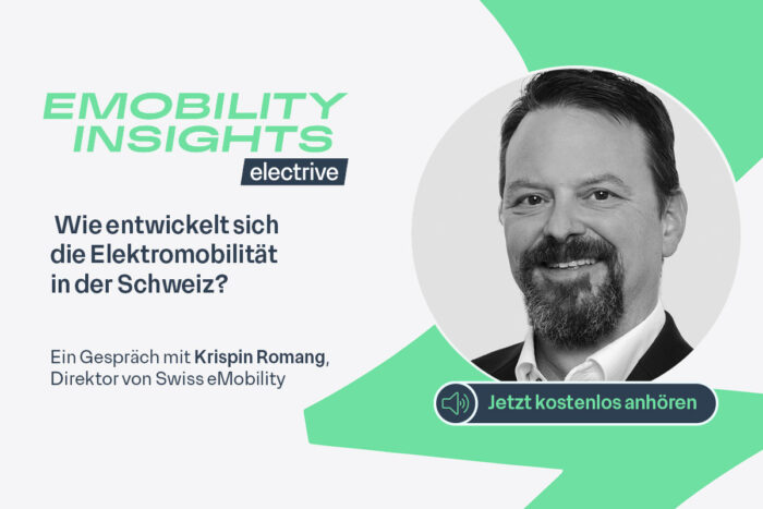 Electrive podcast emobility insights beitragsbild krispin romang swiss emobility 1200x800px