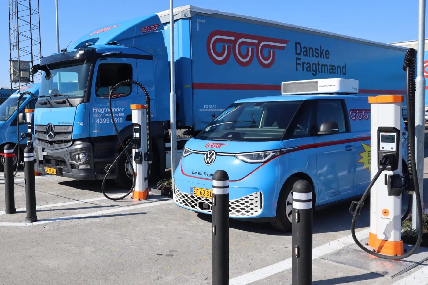 Kempower danske fragtmand lkw ladestation aalborg