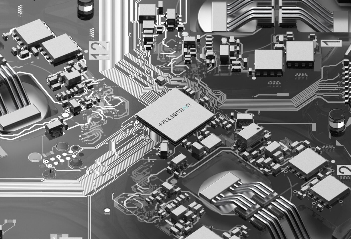 Pulsetrain electronics close up