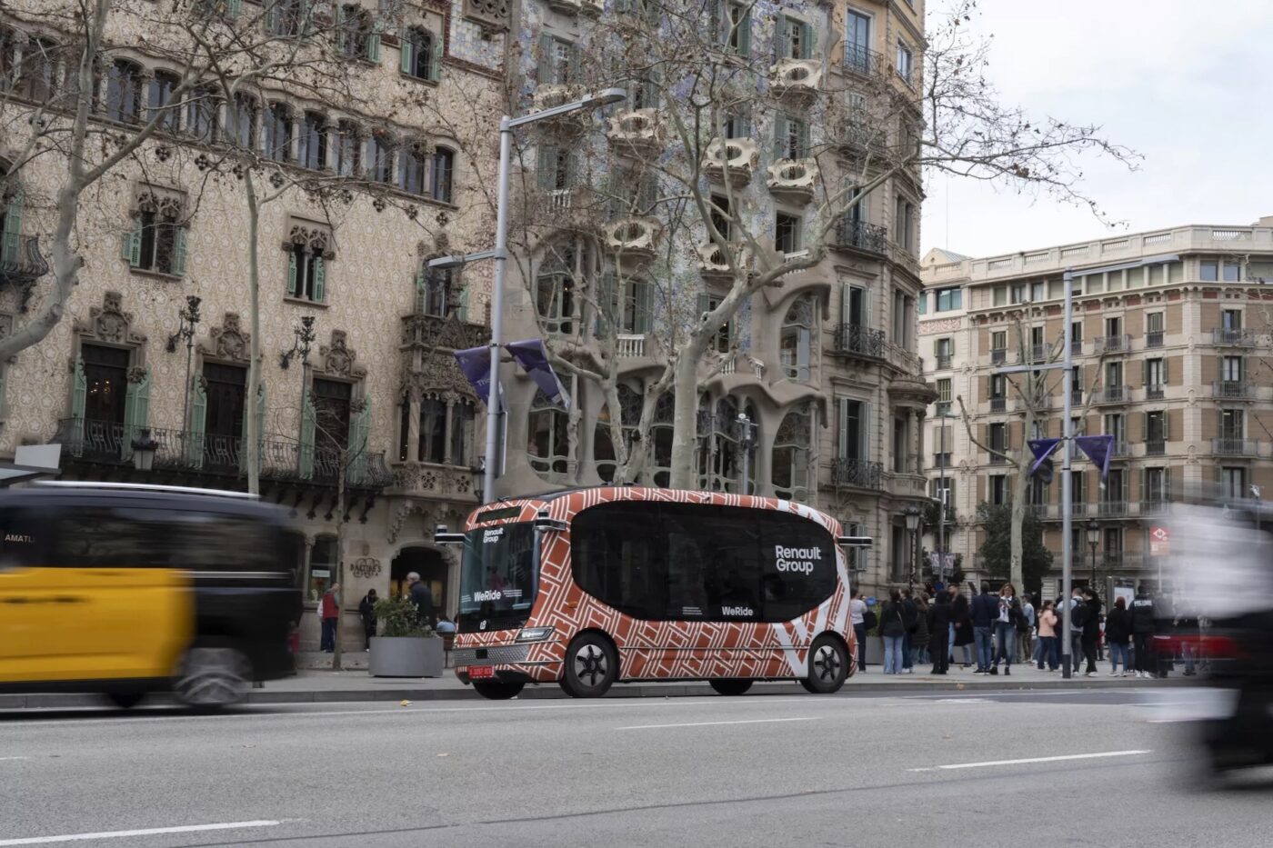 Renault autonomer shuttle bus barcelona