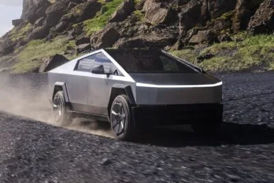 Tesla cybertruck frontansicht