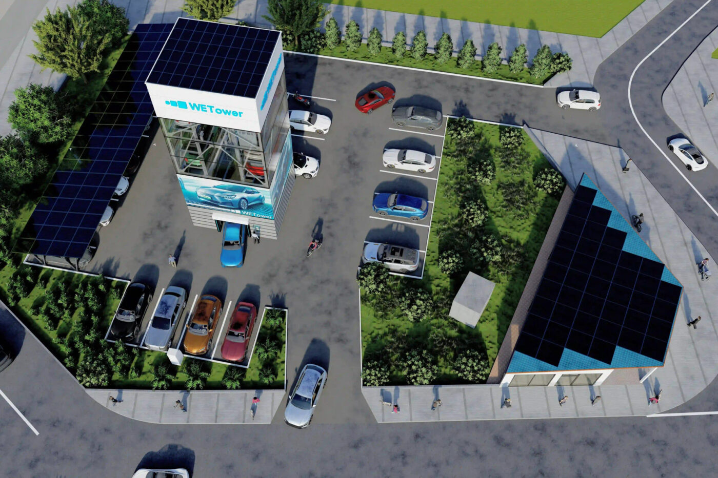 We tower berlin spandau ladestation