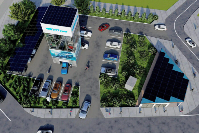 We tower berlin spandau ladestation