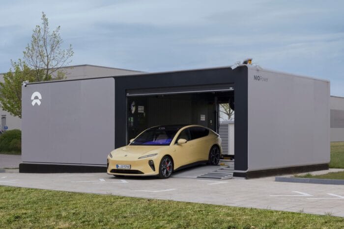 Nio power swap station akku tausch battery swapping sankt augustin