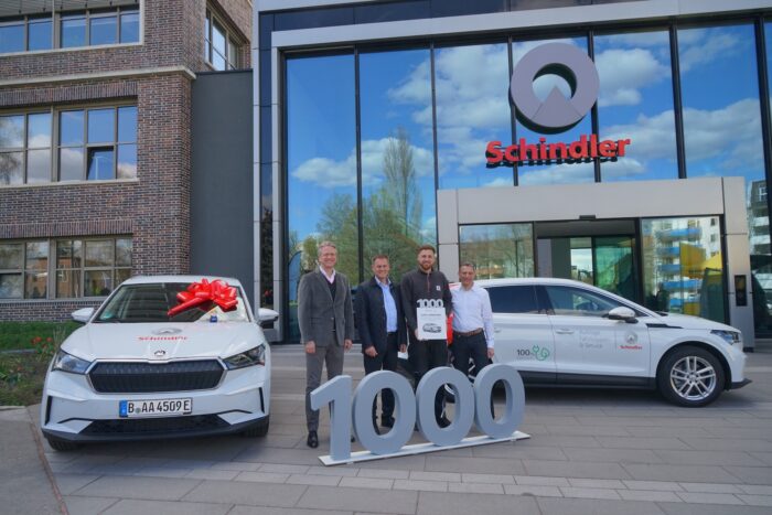 Skoda enyaq fuer schindler aufzuege