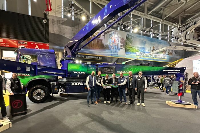 Volvo trucks putzmeister bauma autobetonpumpe baumaschinen