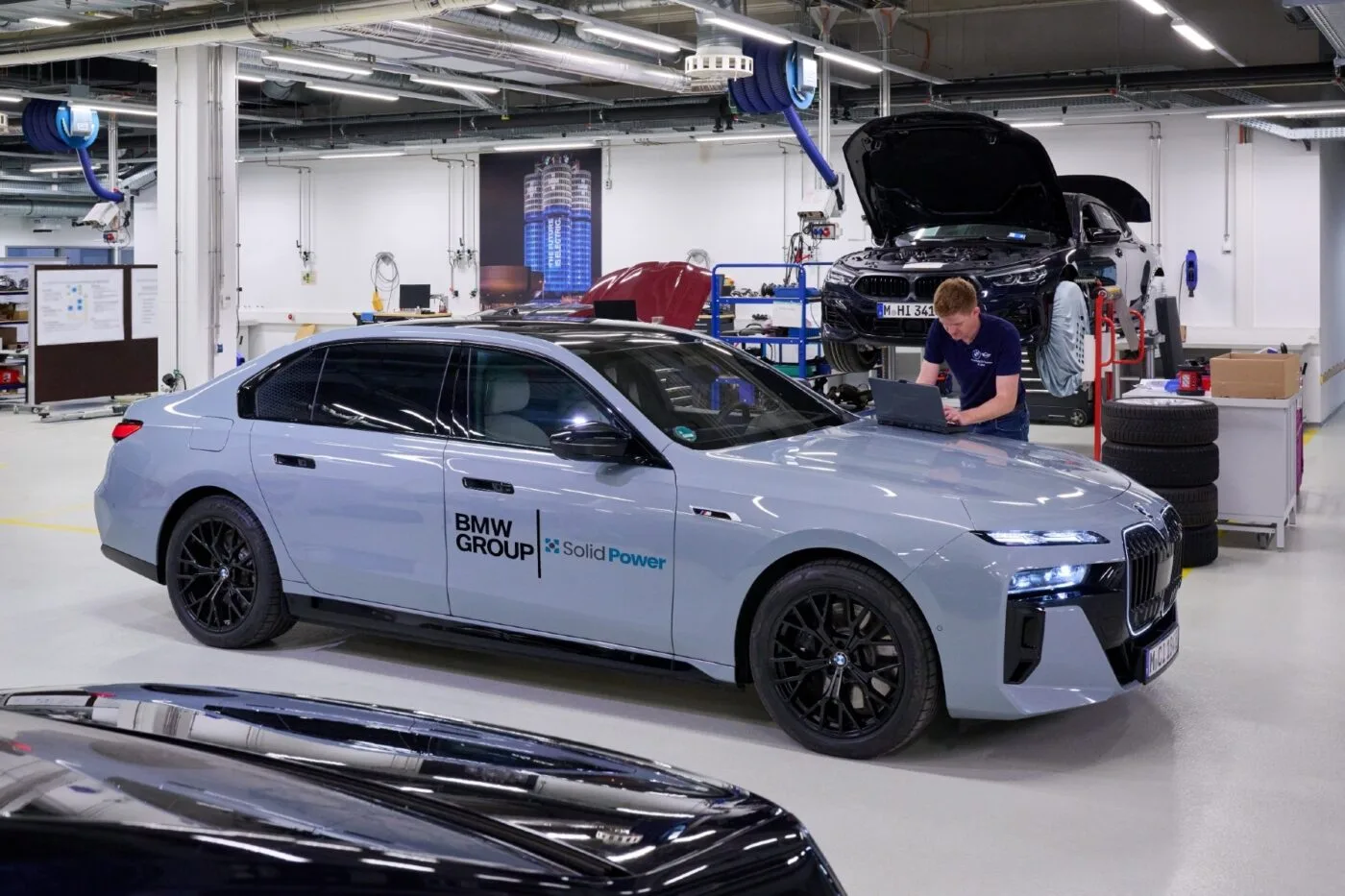 Bmw i7 testfahrzeug feststoffakku solid power