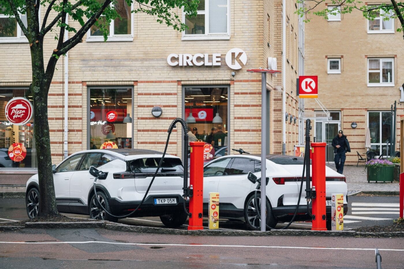 Circle k ladestationen ladepark schweden goeteborg