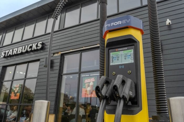 For ev ladestation charging station grossbritannien uk