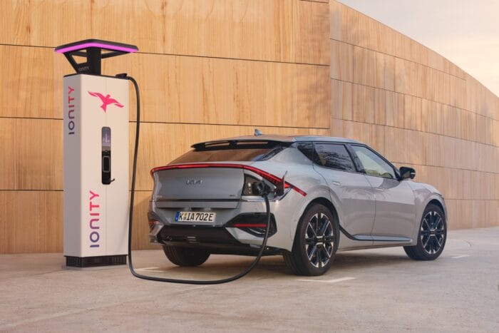 Kia ev6 ionity ladestation charging station