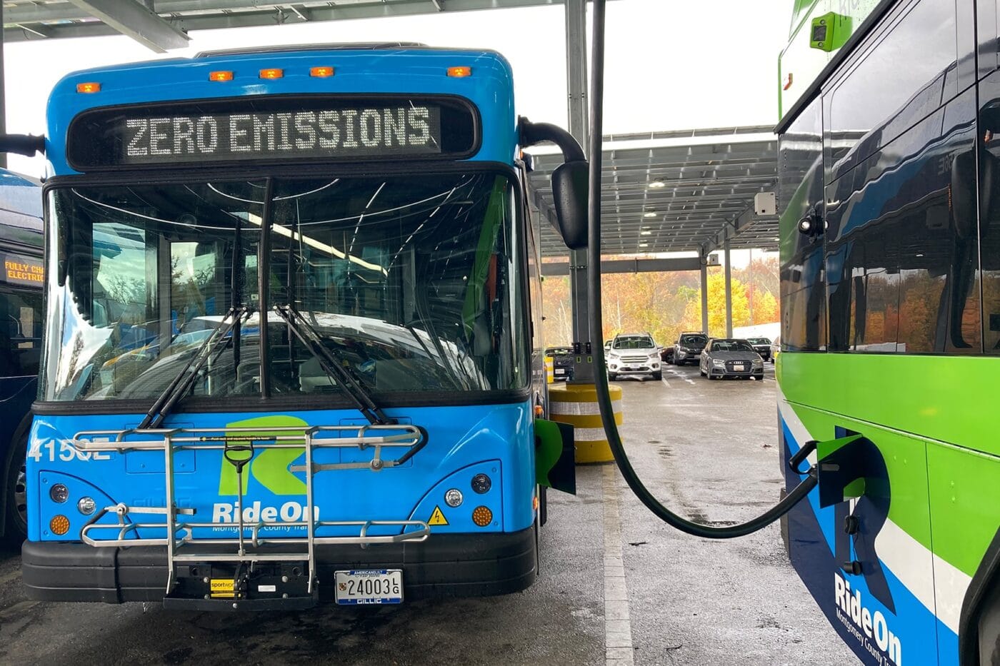 maryland montgomery county ride on elektrobus electric bus usa ladestation charging station 2025 01 min
