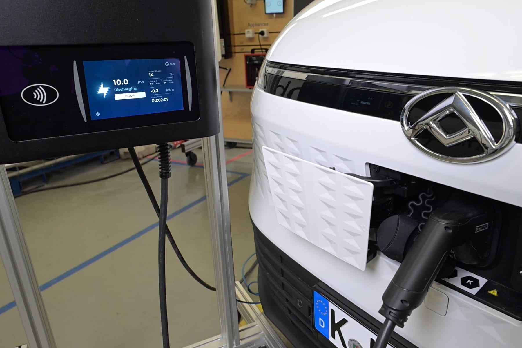 Maxus testet bidirektionales Laden und plant Markteinführung