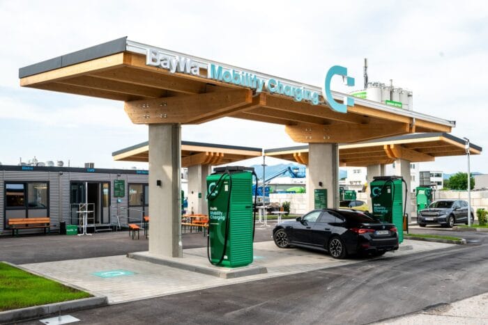 Baywa ladestation charging station rosenheim deutschlandnetz