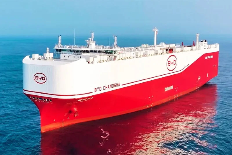 Byd frachtschiff changsha