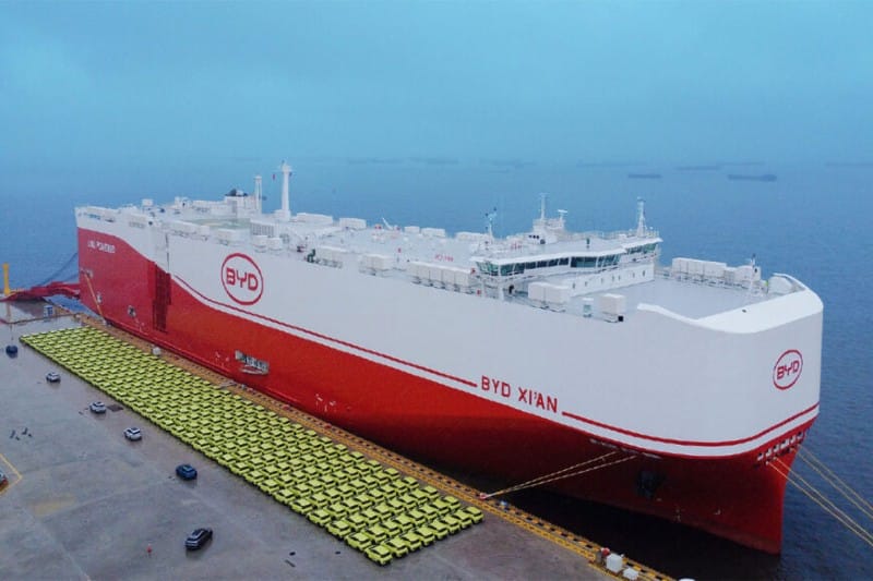 byd frachtschiff xian 2025