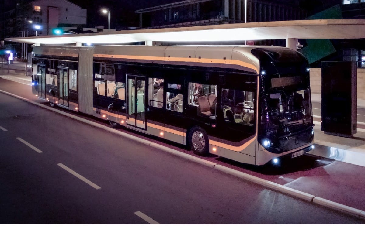 Caetanobus h2 bus wasserstoffbus h2citygold 18m brt