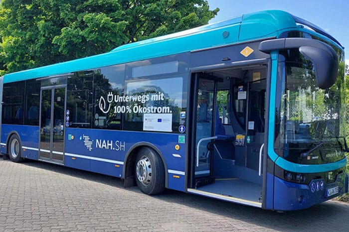 Ebusco elektrobus electric bus deutsche bahn nah sh schleswig holstein