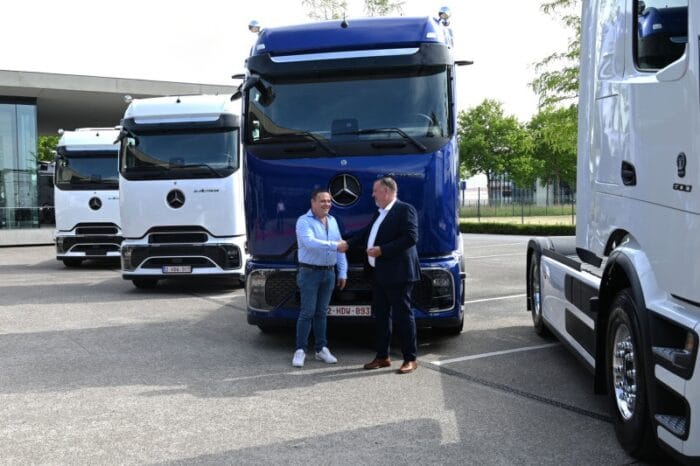 E lkw eactros belgien