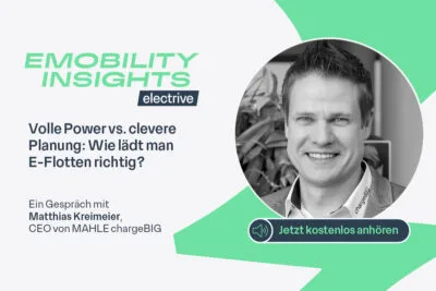 Electrive podcast emobility insights beitragsbild matthias kreimeier mahle chargebig 1200x800px