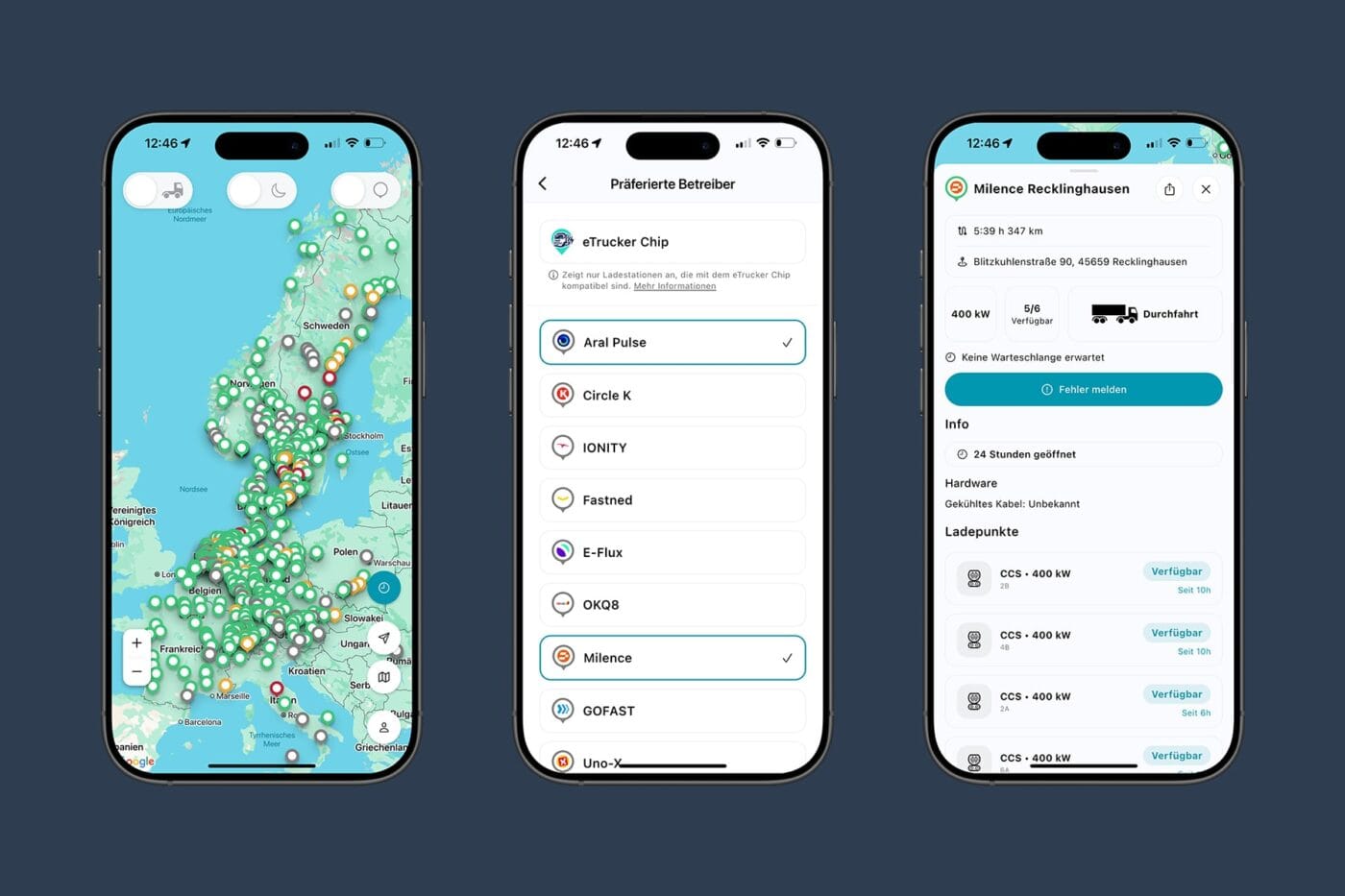 etrucker app uebersicht min