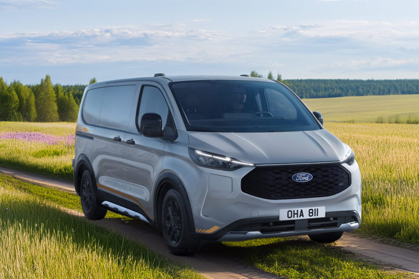 Ford e transit custom awd teaser