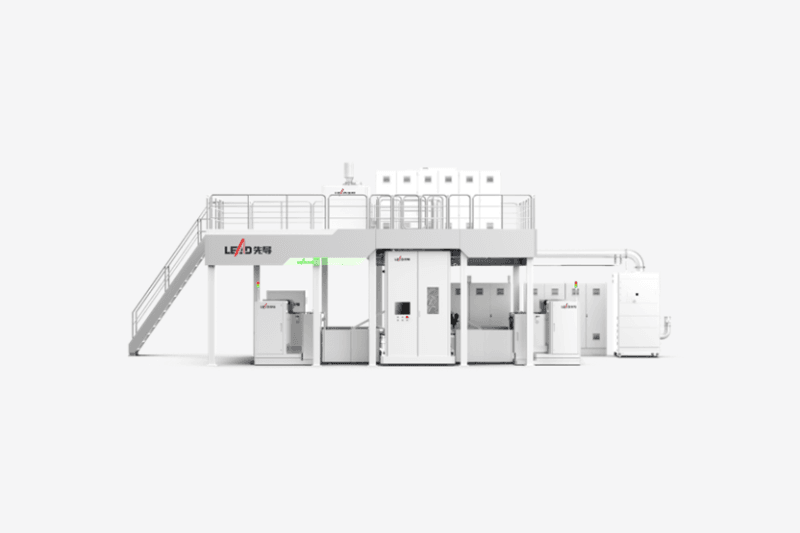 Lead dry coating line