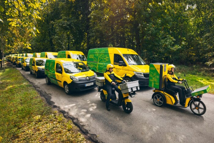 Oesterreichische post wien e flotte