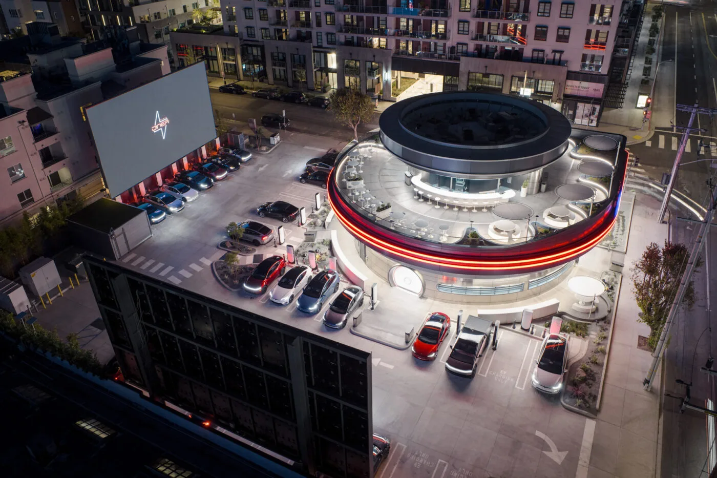 tesla diner hollywood 2025 4