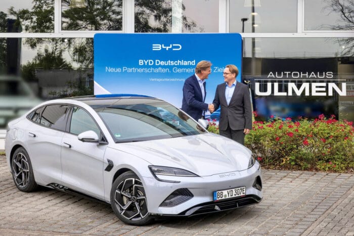 Byd deutschland autohaus ulmen kooperation