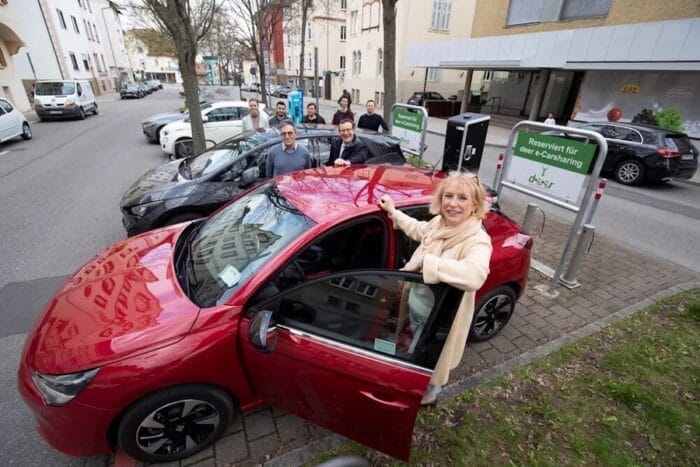 Carsharing deer stuttgart ladestation
