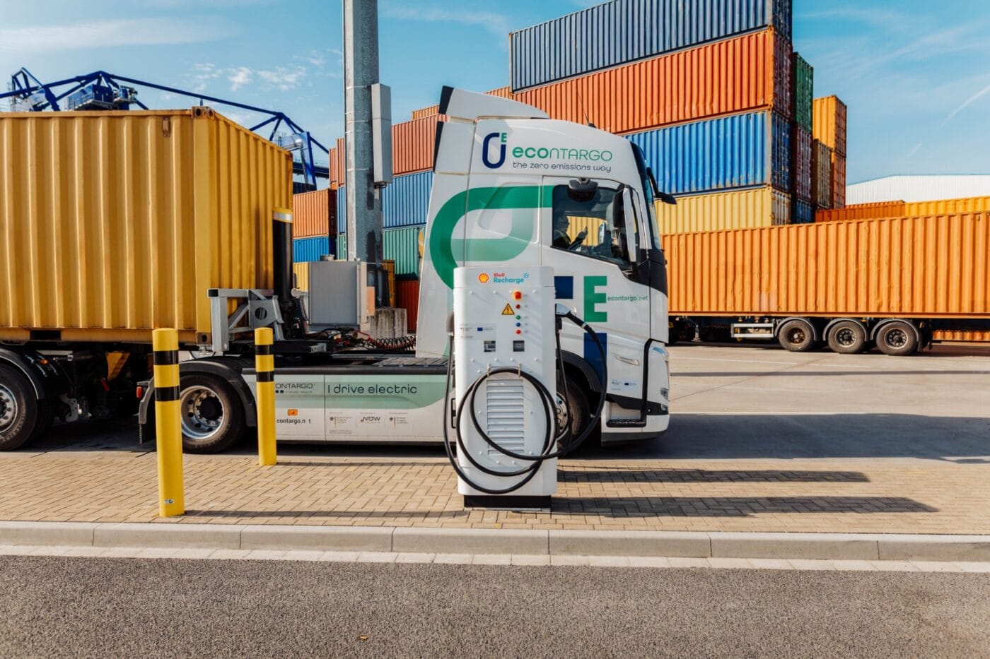 Contargo container neuss sbrs lkw ladestation e lkw