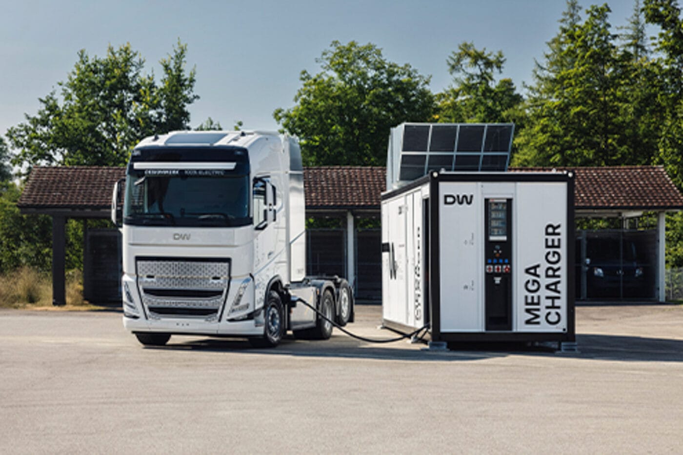 designwerk mega charger ladestation e lkw 2025 1