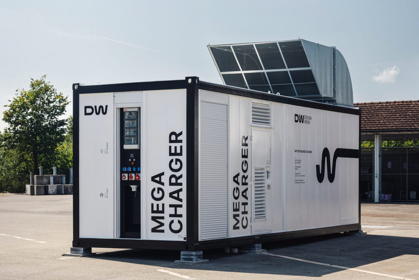 designwerk mega charger ladestation e lkw 2025 2