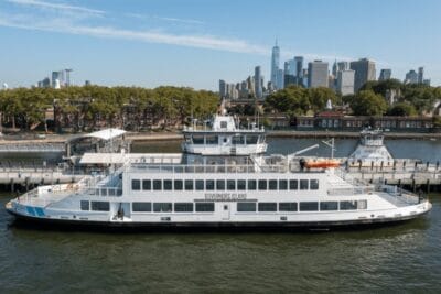 e faehre hybridfaehre harbor charger new york city trust 2025