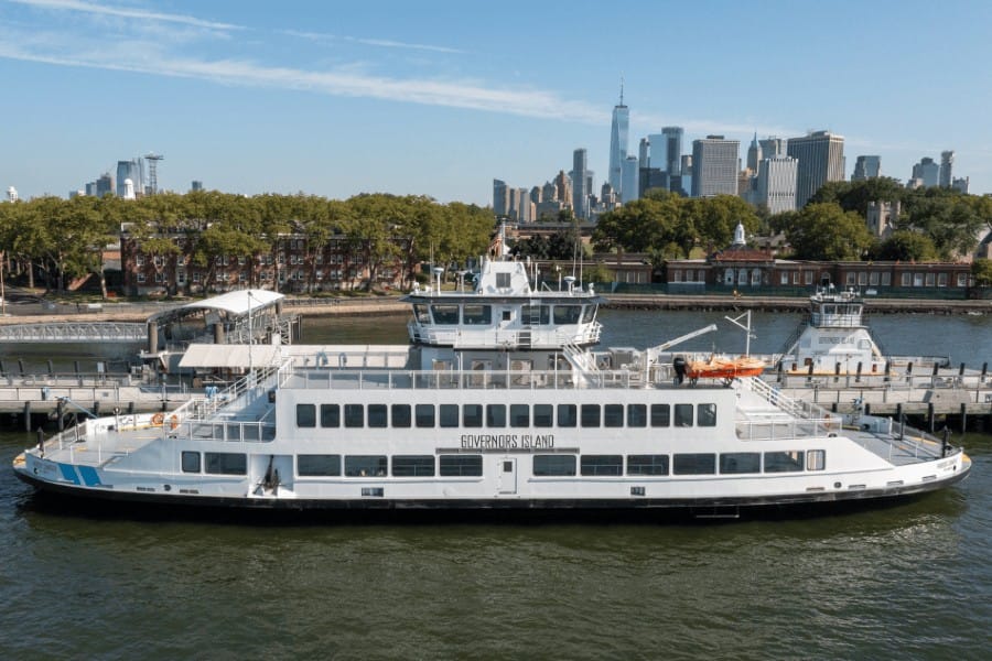 E faehre hybridfaehre harbor charger york city trust