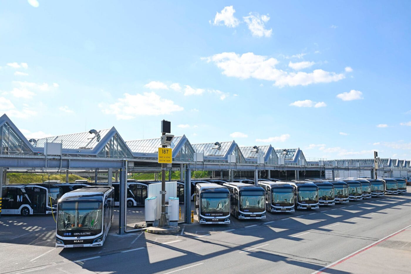 Flughafen muenchen e busdepot ladestation