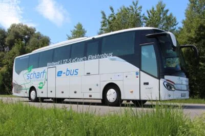 Scharf reisen setra tz s ecoach umruestung elektrobus electric bus min