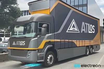 Electreon and atlos vehicle
