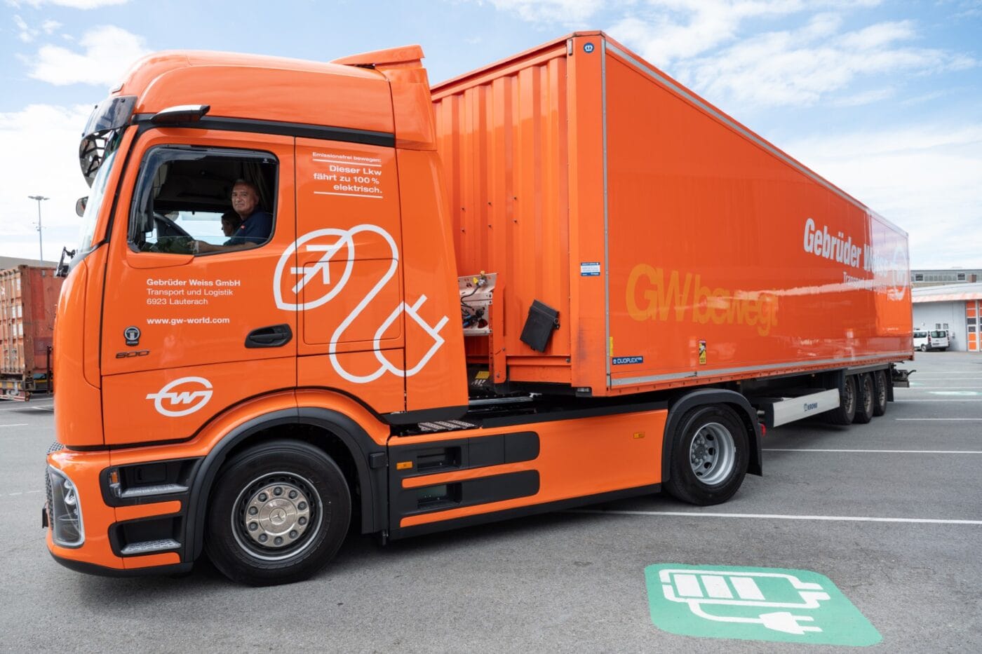 Gebrueder weiss oesterreich e lkw eactros