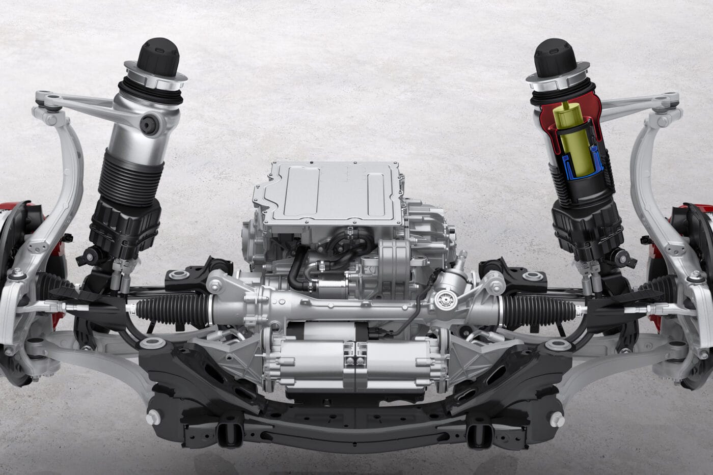 Porsche cayenne tech workshop fahrwerk suspension