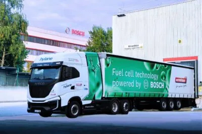 Bosch fcev h2 lkw iveco brennstoffzelle werksverkehr nuernberg