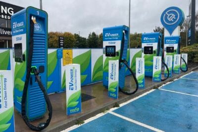 Catstrap ev cable protection at mfg charging station