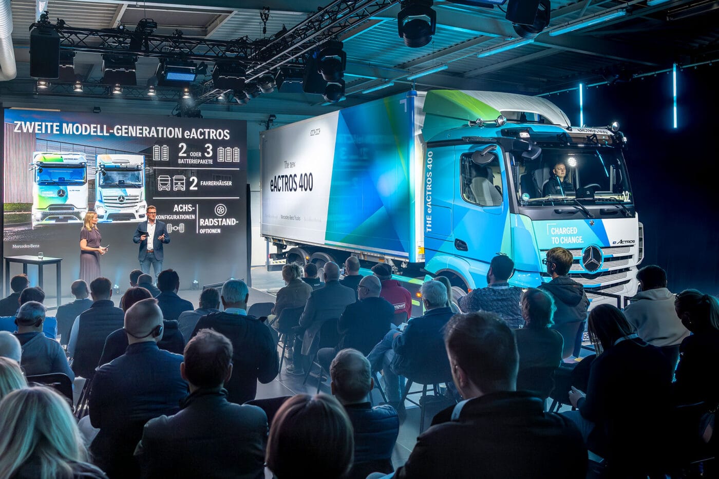 Daimler truck mercedes benz eactros e lkw electric truck