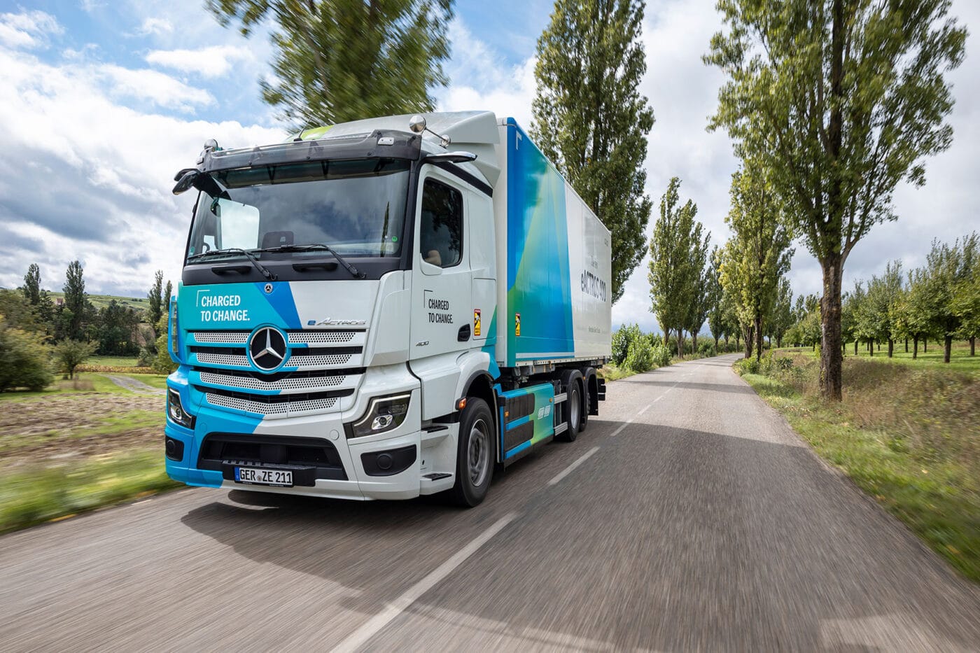 Daimler truck mercedes benz eactros e lkw electric truck