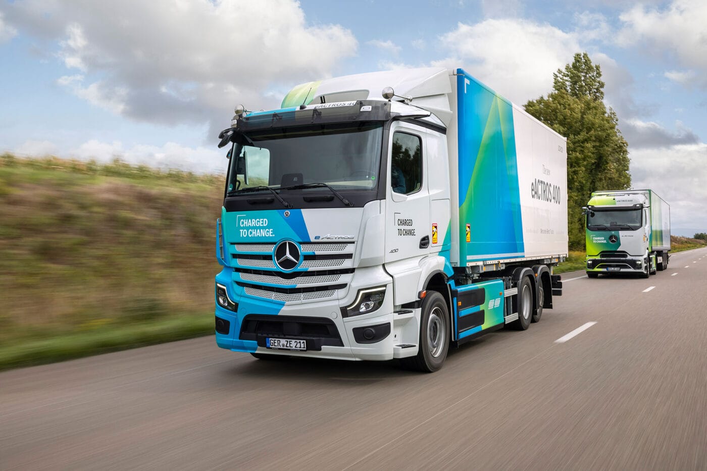 Daimler truck mercedes benz eactros eactros e lkw electric truck