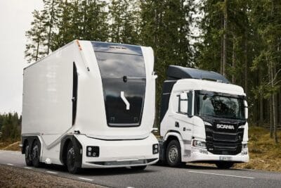Einride ebot scania e lkw