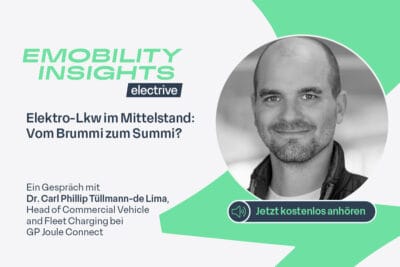 Electrive podcast emobility insights beitragsbild carl tuellmann gp joule 1200x800px
